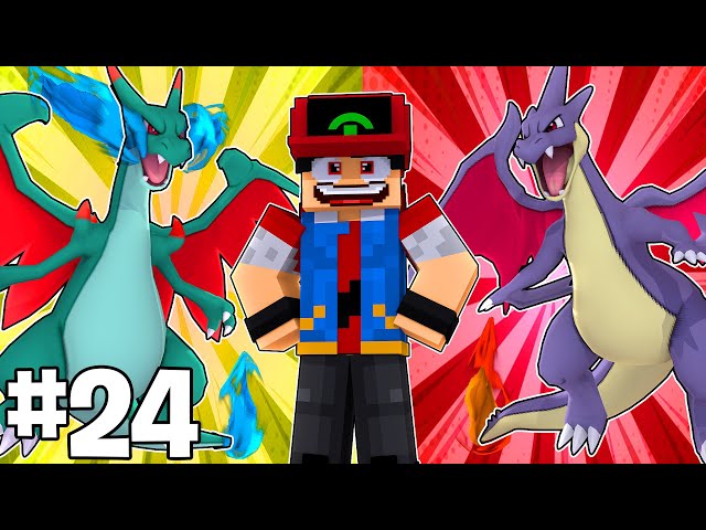 Minecraft: Ponte Pokemon - MEGA CHARIZARD Y SHINY 