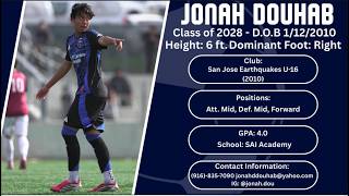 Jonah Douhab | 2025/26 MLS Next Highlights