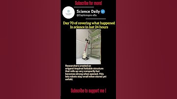 Origami-Inspired Foldable Structure Lets Robots Stay Compact and Strong #shorts #science