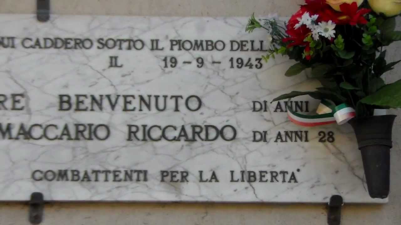 BOVES CITTA' MARTIRE DELLA RESISTENZA 1943 - 1944.
