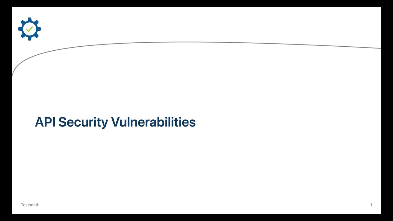 API Security Vulnerabilities 🔐 - YouTube
