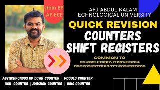 KTU | Counters and Shift Registers| CS203/IT201/EC207/EE204 | STLD LCD LSD| Supplmntry Exam Special|