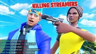 Killing FAMOUS Twitch Streamers! (with reactions)