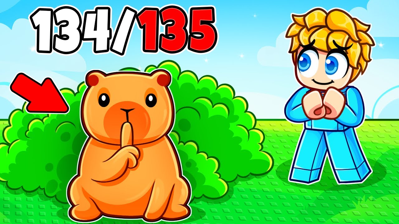 Ich finde JEDES CAPYBARA in Roblox finde das Capybara!