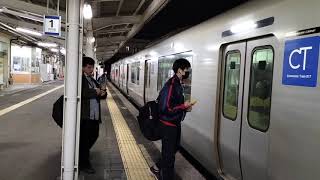 JR九州日豊本線の都城駅から普通列車が宮崎行きの列車の動画です