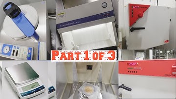 Microbiology lab equipment | Part 1 of 3 | Basic lab equipment | Basic and general use