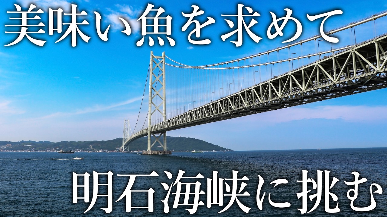 激流の海峡に潜む高級食材を求めて…車で600キロの釣り旅［明石のタコ釣り］