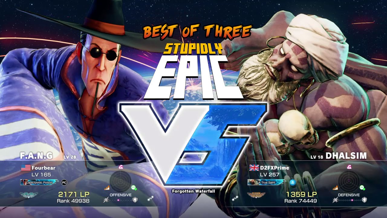 Ranked STREET FIGHTER V - Fourbear (FANG) v Prime (Dhalsim) preview shoes
