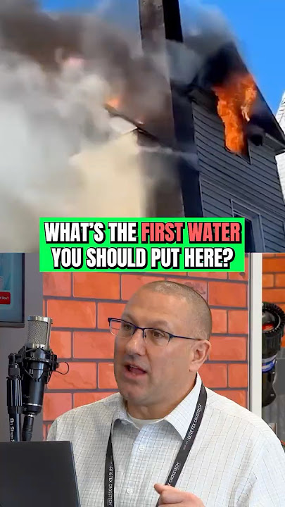Firefighters! What should you use in this fire? #residential #nozzle #monitor #training