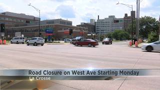 Road closure expected to impact traffic on West Avenue