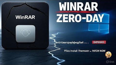 WinRAR 0-Day CVE-2025-8088 Exploit | Proof-of-Concept Demo & Mitigation