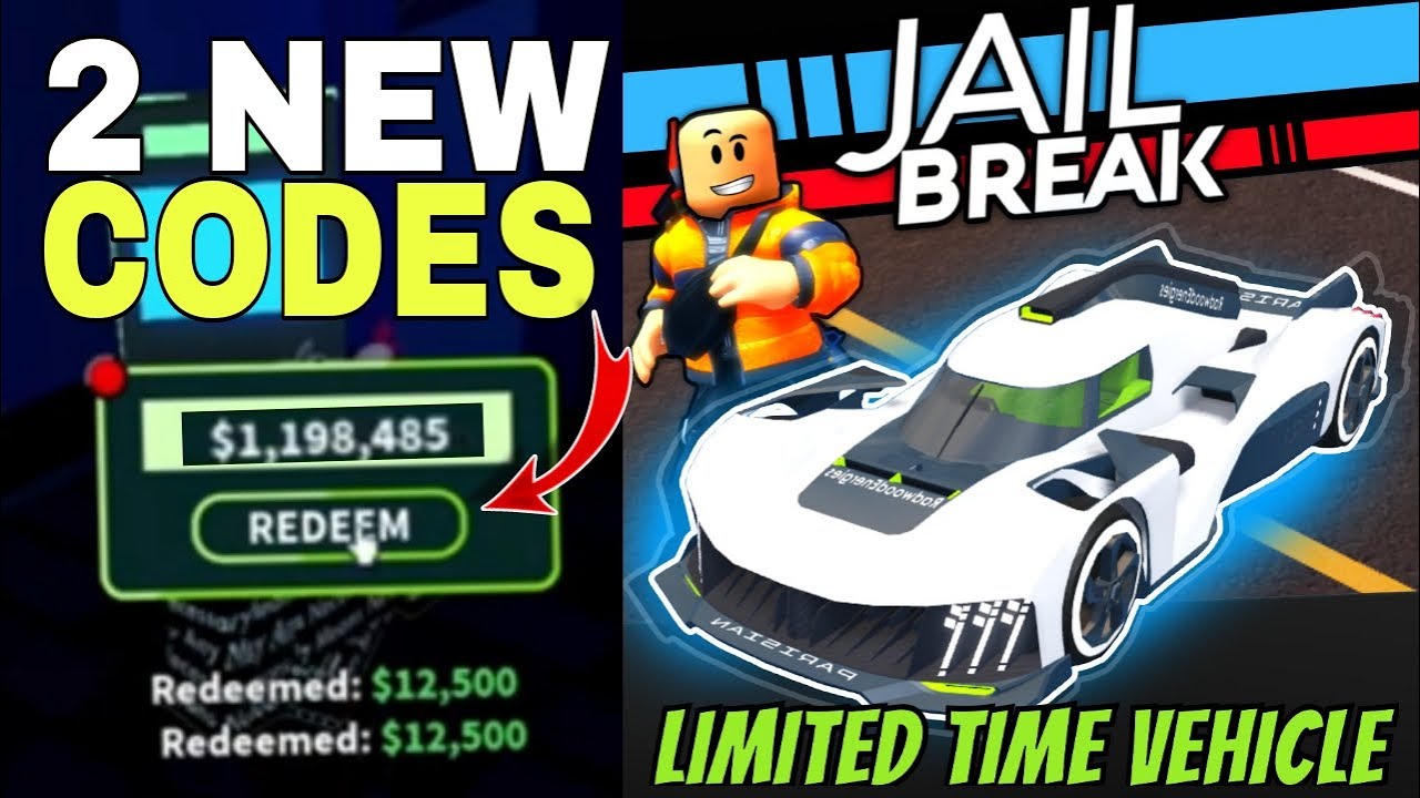 Jailbreak Roblox redeem codes new Jailbreak redeem codes new