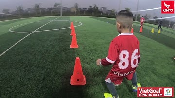 Học bóng đá tại Hà Nội: BÀI TẬP DẪN BÓNG.