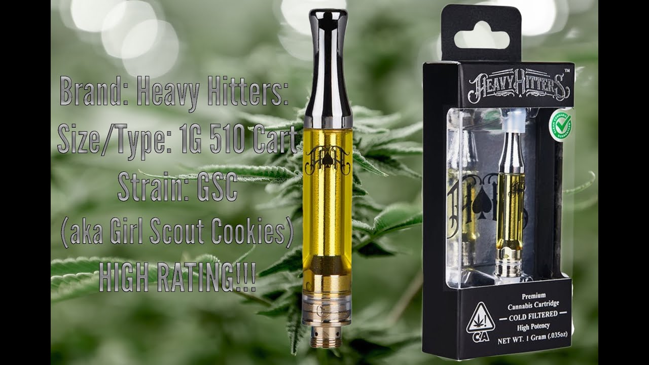 Heavy Hitters 1 Gram GSC Cartridge - Medical Marijuana Review - April 2020