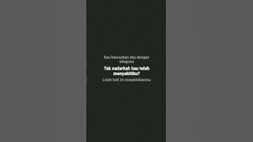 LIRIK LAGU||CINTA INI MEMBUNUHKU||D