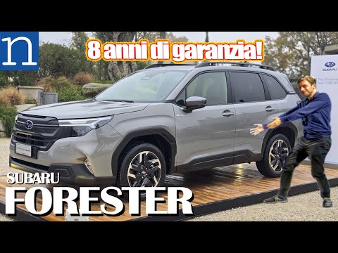Subaru FORESTER 2025 | Più sicurezza e comfort sul SUV ibrido con 8 anni di garanzia