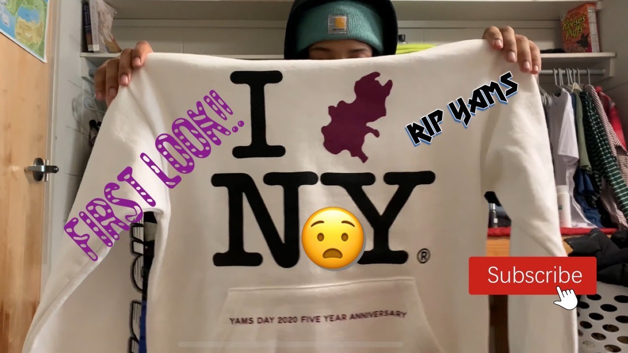 FIRST LOOK AT THE 2020 'YAMS DAY' HOODIE YouTube