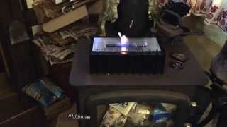 Ethanol  Fireplace Insert Ignis EB 1200 Alcohol Burner Unboxing Review