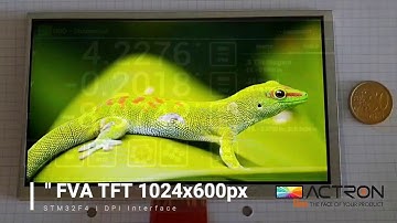 7" IPS TFT-LCD 1024x600 + STM32F4 | DPI Interface