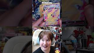 Pikachu V Pokémon Card Unboxing! 🎉 #shorts