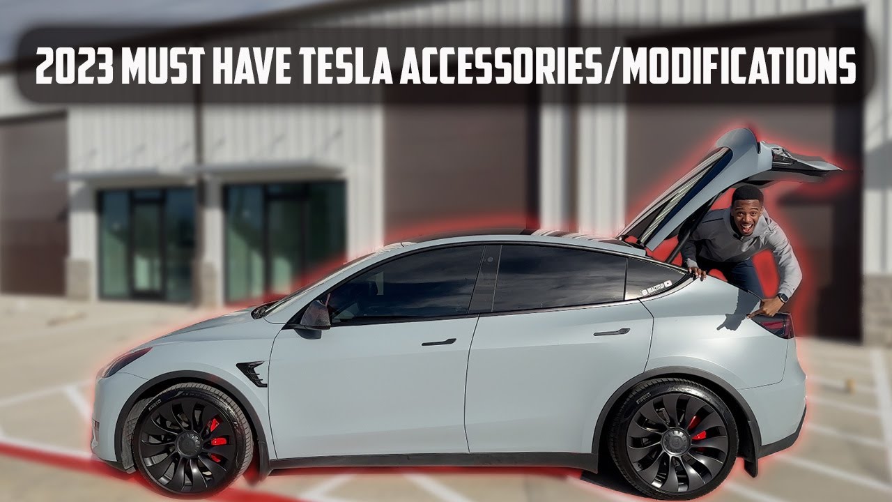 2023 Must Have Accessories for New Model Y Owners! #tesla #2023 