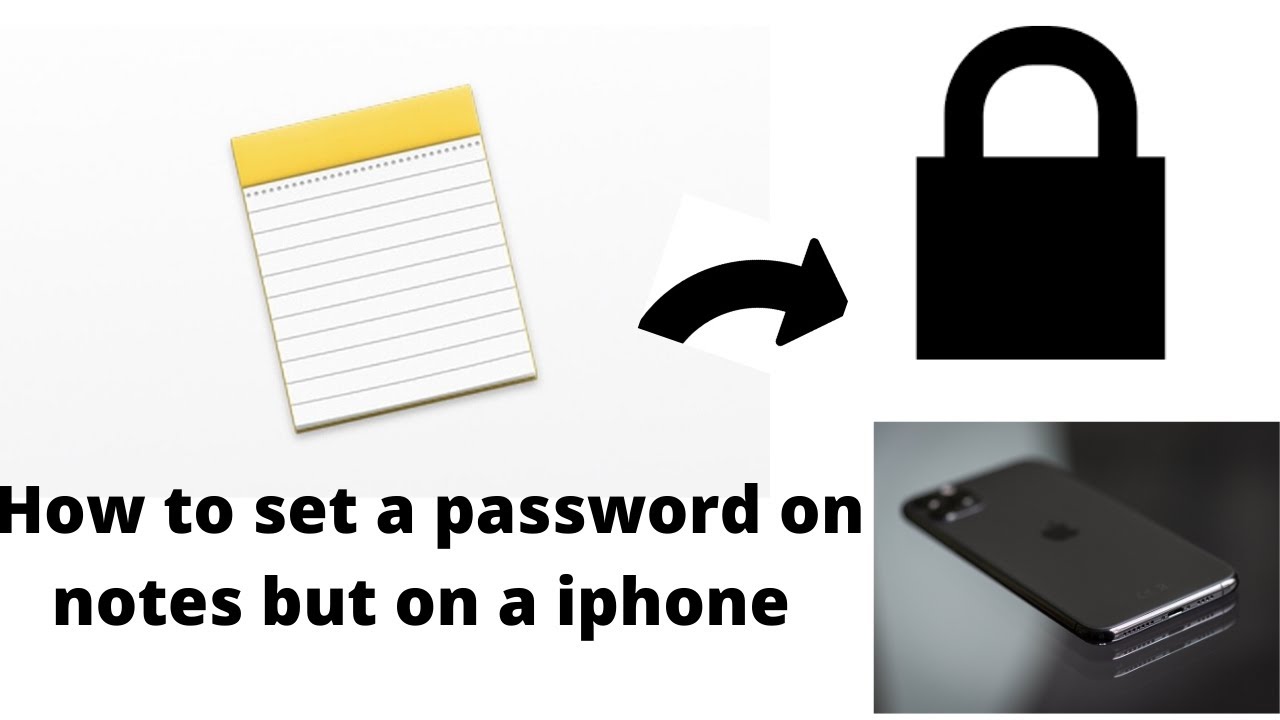 How To set A Password On Notes But On iPhone (Tutorial) YouTube
