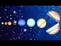 Planet sizes for baby for kids solar system 8  