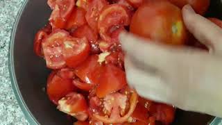 طريقة عمل صلصة البندوره الطماطم ام عماد خلف