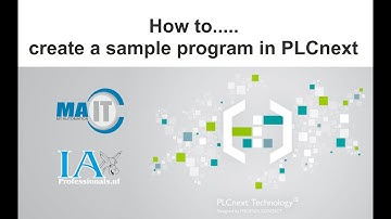 How to... PLCnext create a sample program