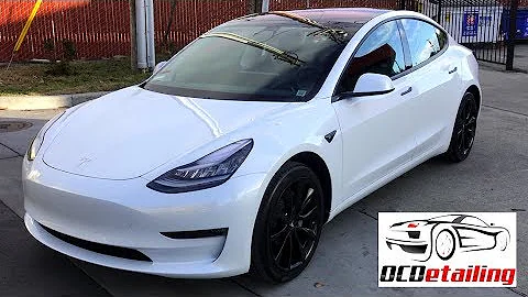 Tesla Model 3 - Chrome Delete, Powder Coating Wheels, and CQuartz Finest Reserve
