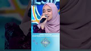 Nabila Taqiyyah Nyanyikan Lagu Atouna El Toufoule #hafizindonesia2024 #cintaalquran #reels