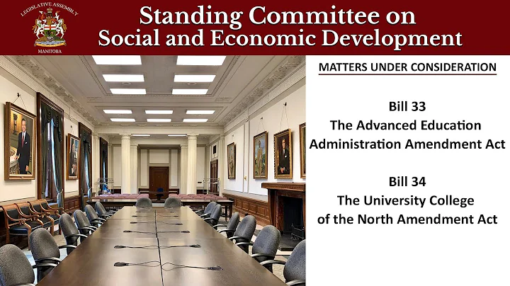 Standing Committee on Social and Economic  Development Part 2– April 15, 2021