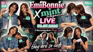EmiBonnie X mint Magazine LIVE 07/30/2026 || Moonshadow Press Tour screenshot 4