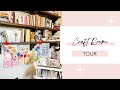 Craft Room Tour [Scrapbook Planner Card Making Organization and Storage 2022]