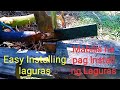 Ref:X8f1nLZLEfU Installing laguras for abaka fiber or manila hemp || mabilis na pag install ng laguras para sa abaka