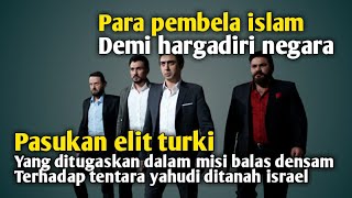 Pasukan elit turki bant4i semua militer israell.Alur film valley of the molves.....