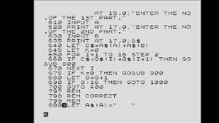 ZX81 Typed in Game from the Magazine :- Computer weekly (Cypher)