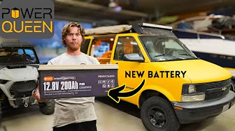 Installing a New Power Queen Battery in my ASTRO VAN