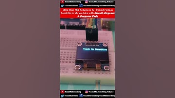 OLED Scrolling Text #shorts