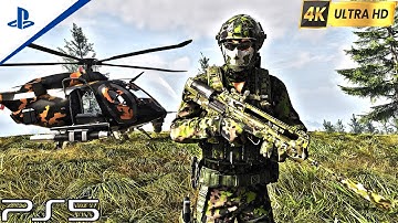 (PS5) Ghost Recon Breakpoint Helicopter Rescue hostages - Realistic GamePlay (4K 60FPS HDR)