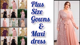 Plus size gowns & Maxi dresses/xxl dresses #xxl #plussizefashion #maxidress #gown