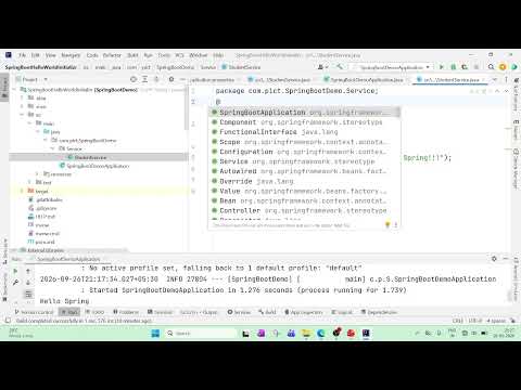 [SPRING BOOT] Adding a Component Class in Spring Boot | @Component & Spring Bean