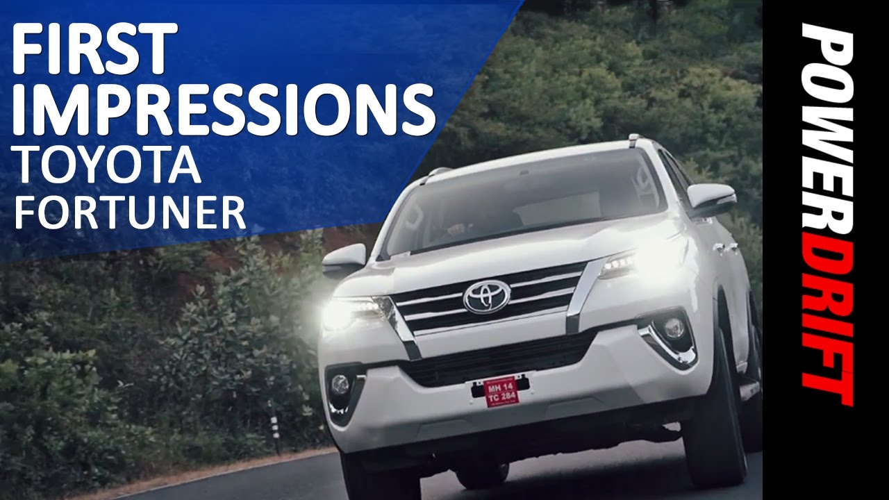 Toyota Fortuner First Impressions Powerdrift Youtube