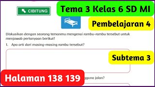 Kunci Jawaban Tema 3 Kelas 6 Halaman 138 139 Arti Dari Masing-Masing Rambu