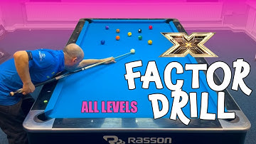 The 9-ball X factor Drill | All levels