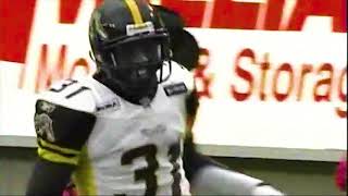 Jykine Bradley Was in the ZONE! 2009 CFL Highlights