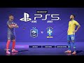 FIFA 21 PS5 FRANCE - BRAZIL | MOD Ultimate Difficulty Career Mode HDR Next Gen