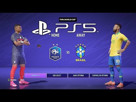 FIFA 21 PS5 FRANCE - BRAZIL | MOD Ultimate Difficulty Career Mode HDR Next Gen