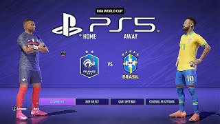 FIFA 21 PS5 FRANCE - BRAZIL | MOD Ultimate Difficulty Career Mode HDR Next Gen