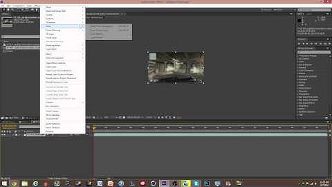 How to Speed up and slow down clips in Adobe After Effects